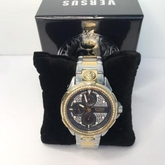 New - 💯 Original Versus VERSACE6e Arrondissement Crystal Men's WatchVSP1M1421 - Picture 10 of 11